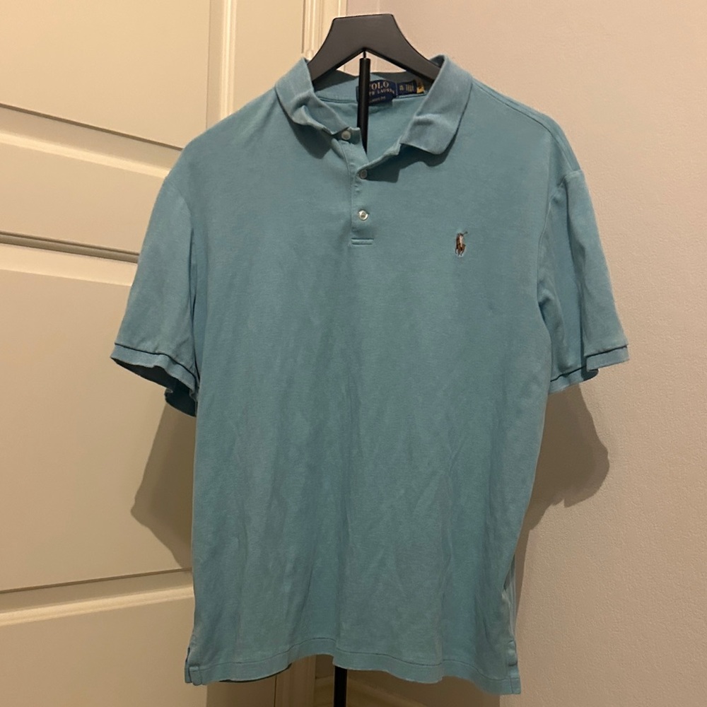 Polo by Ralph Lauren Men's Teal Polo Shirt
